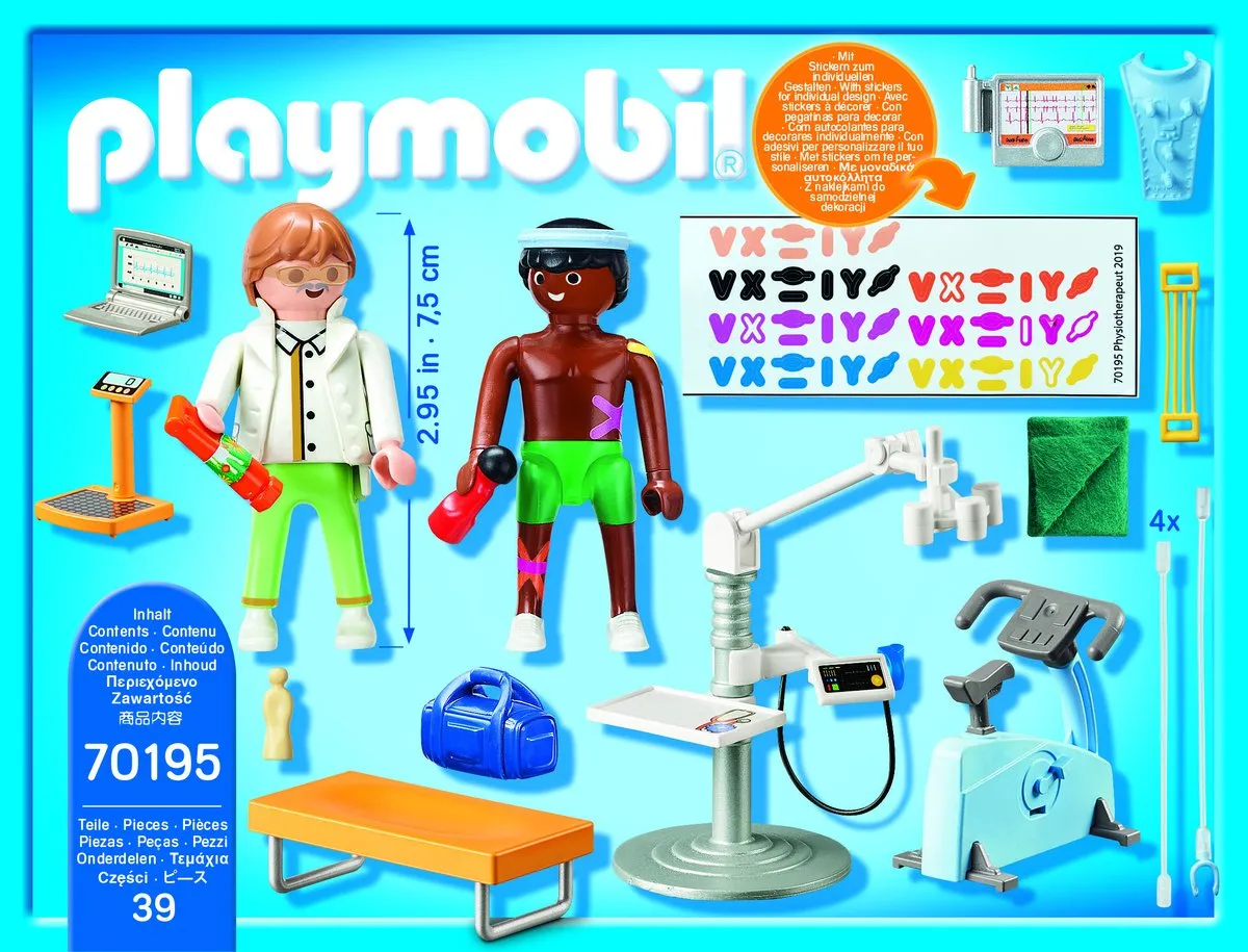 Playmobil City Life Praktijk Fysiotherapeut 70195 - Multicolor