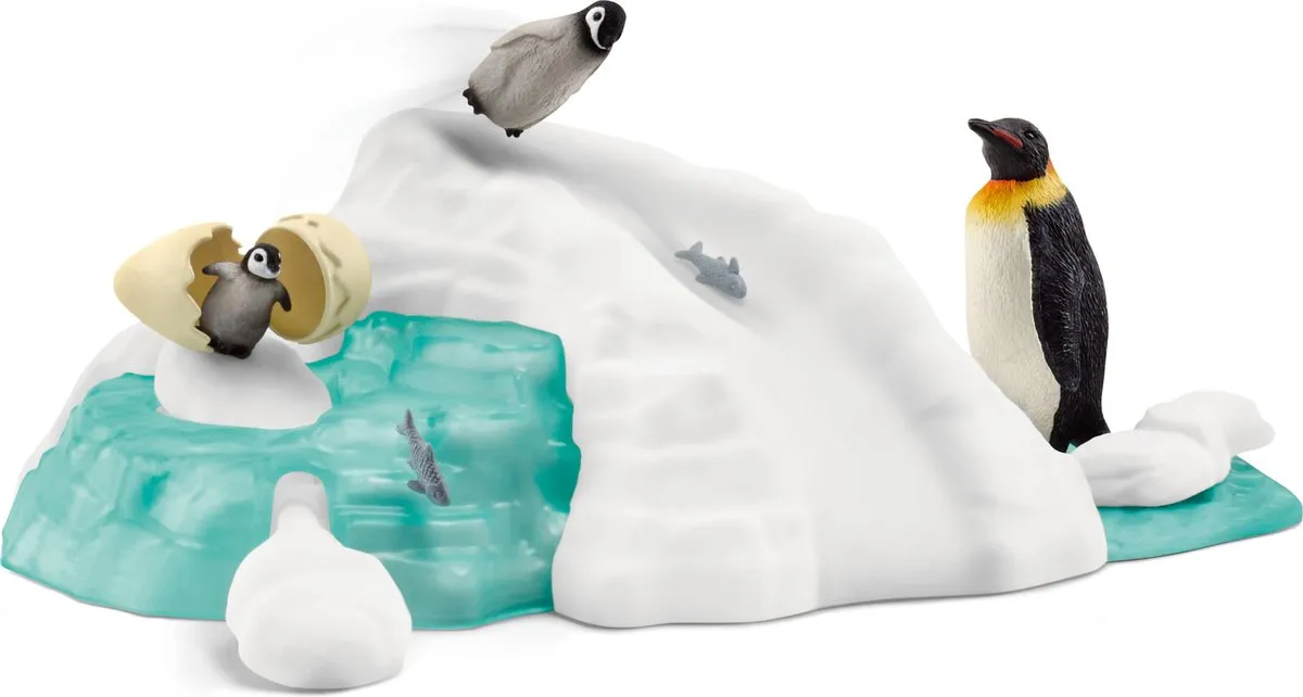 Schleich WILD LIFE Pinguïn Familie Fun 42661 - Multikleur