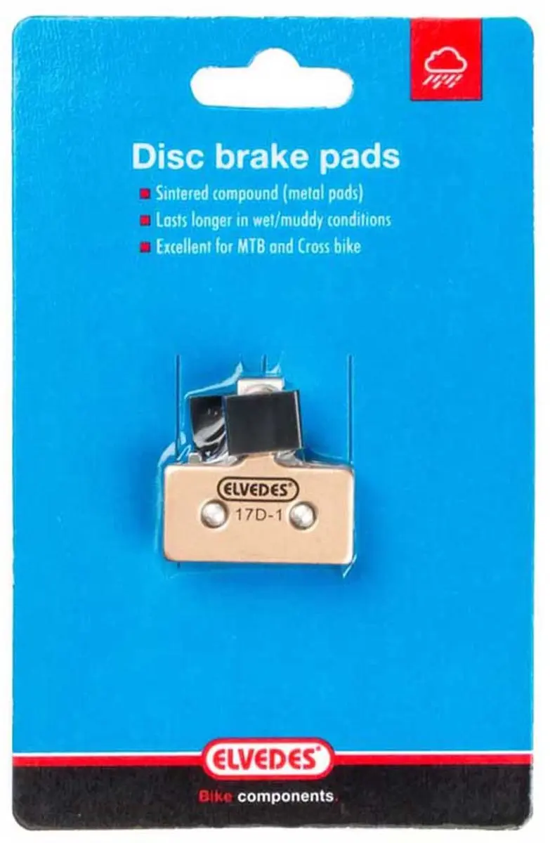 Elvedes Shimano 6891 Schijfremblokkenset - 2 Stuks Blauw