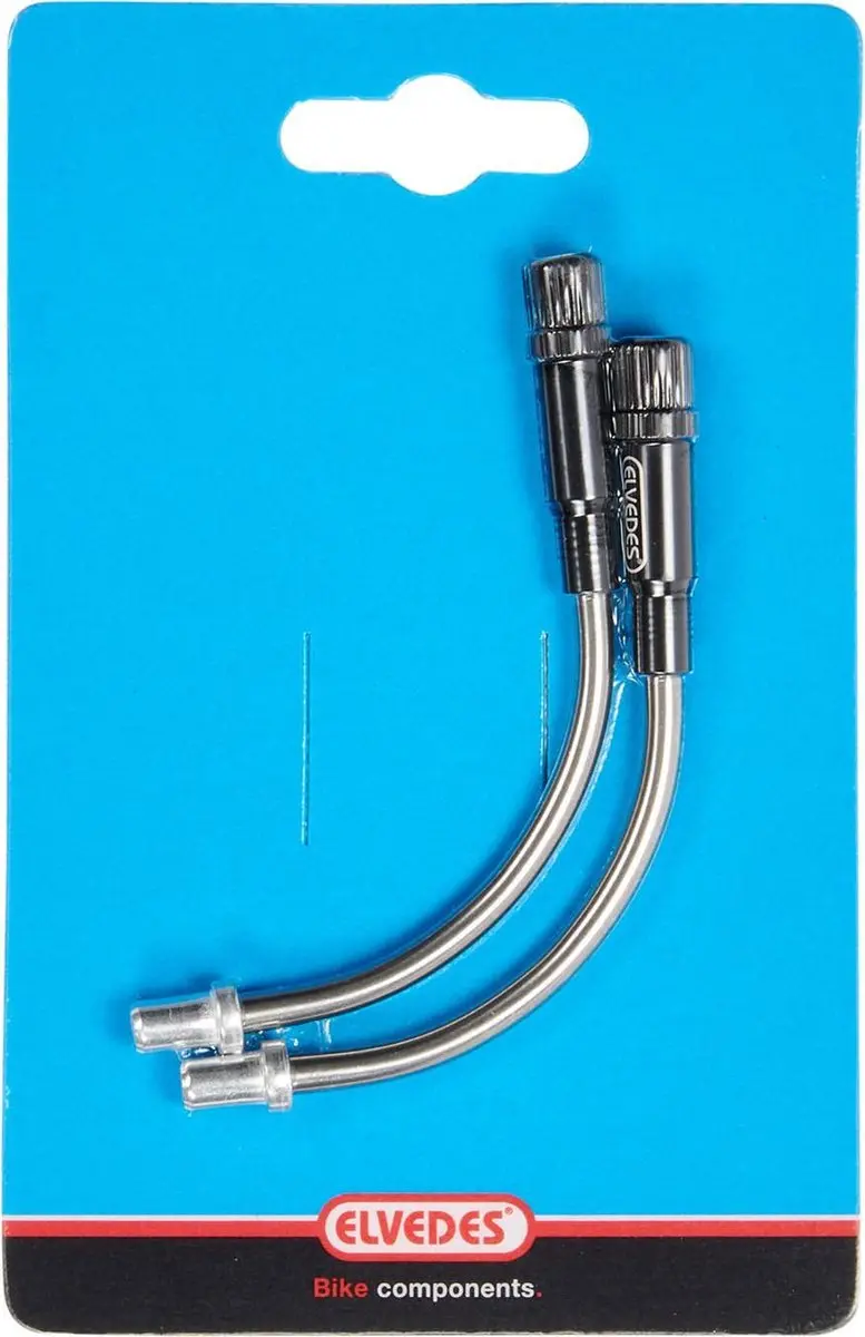 Elvedes RVS V-brake Bochtjes 90° - 2 Stuks