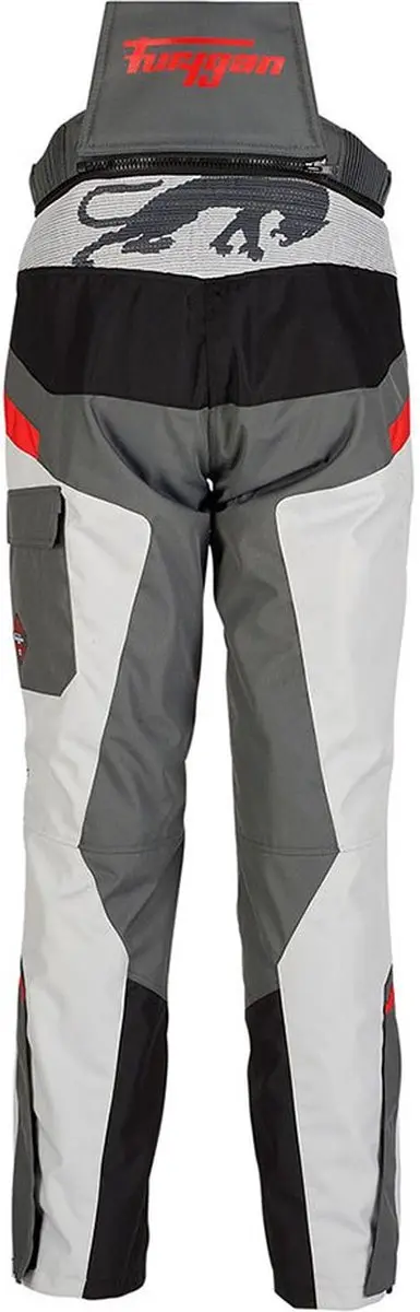 Furygan Apalaches Broek - Maat S - Grijs/Zwart/Rood