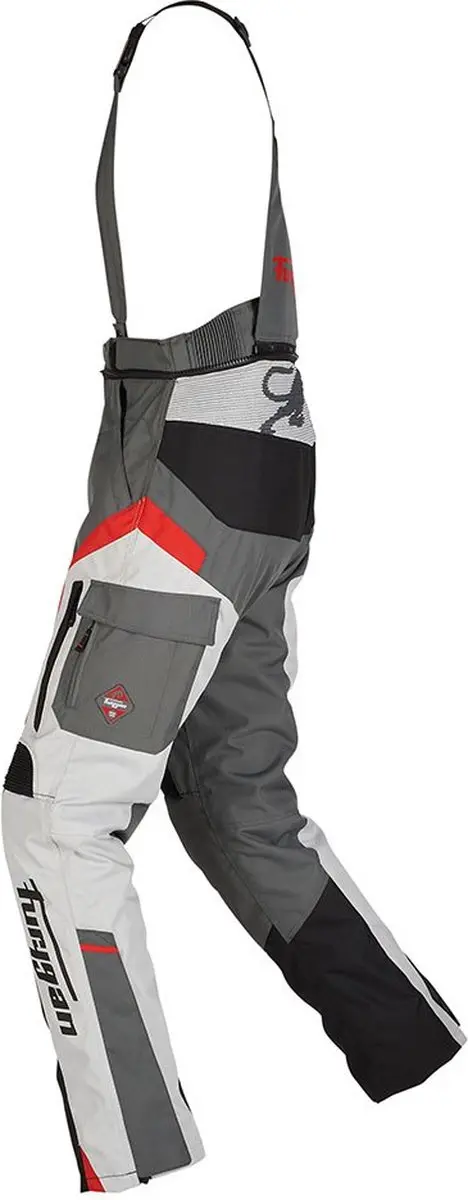 Furygan Apalaches Broek - Maat S - Grijs/Zwart/Rood