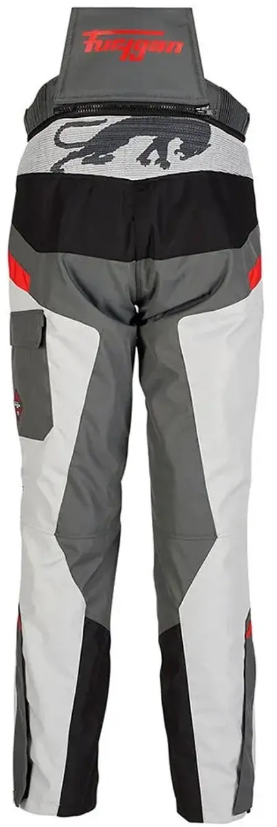 Furygan Apalaches Broek - Maat S - Grijs/Zwart/Rood