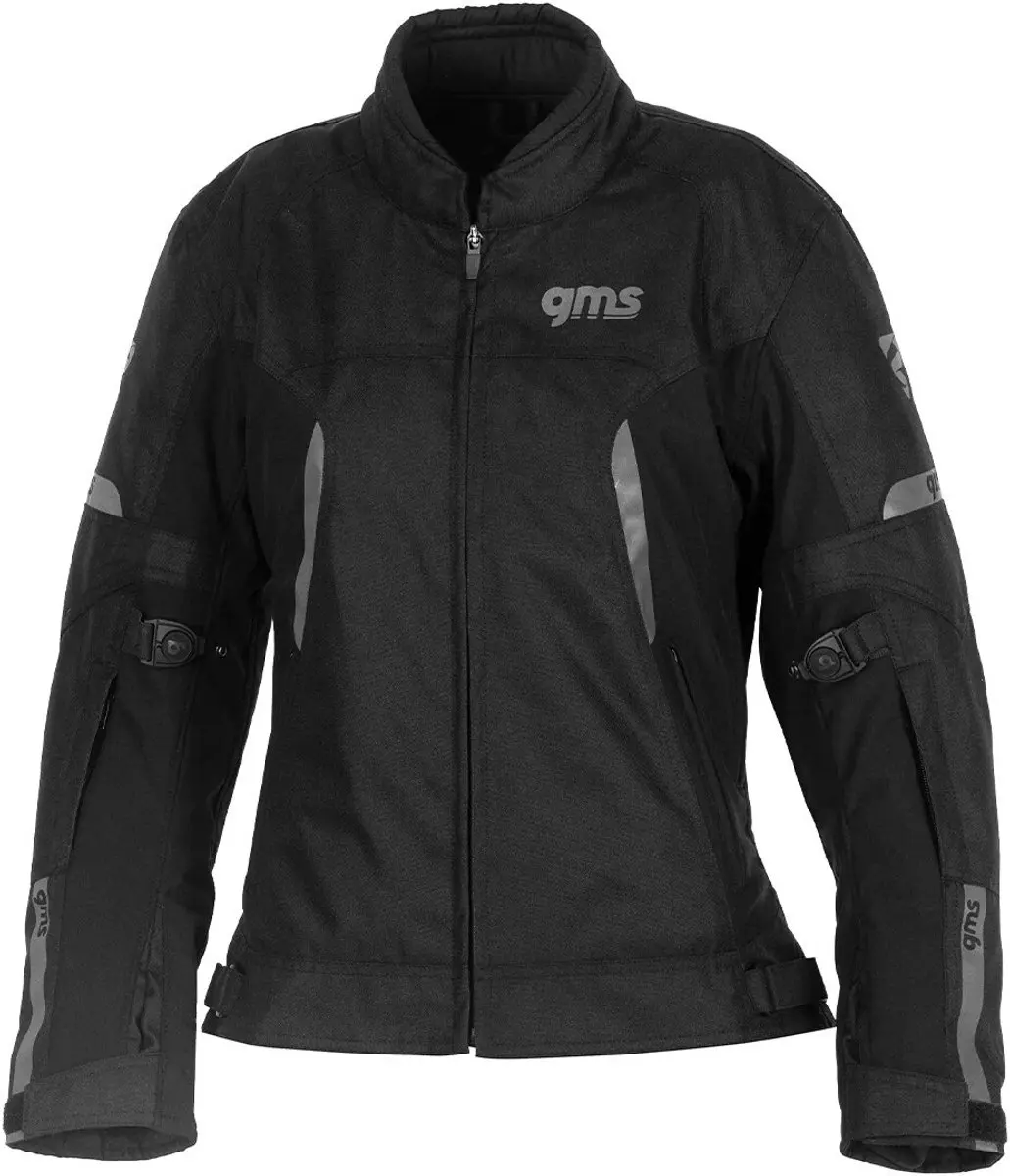 gms Vega Dames Zwart Waterdichte Textiele Motorjas