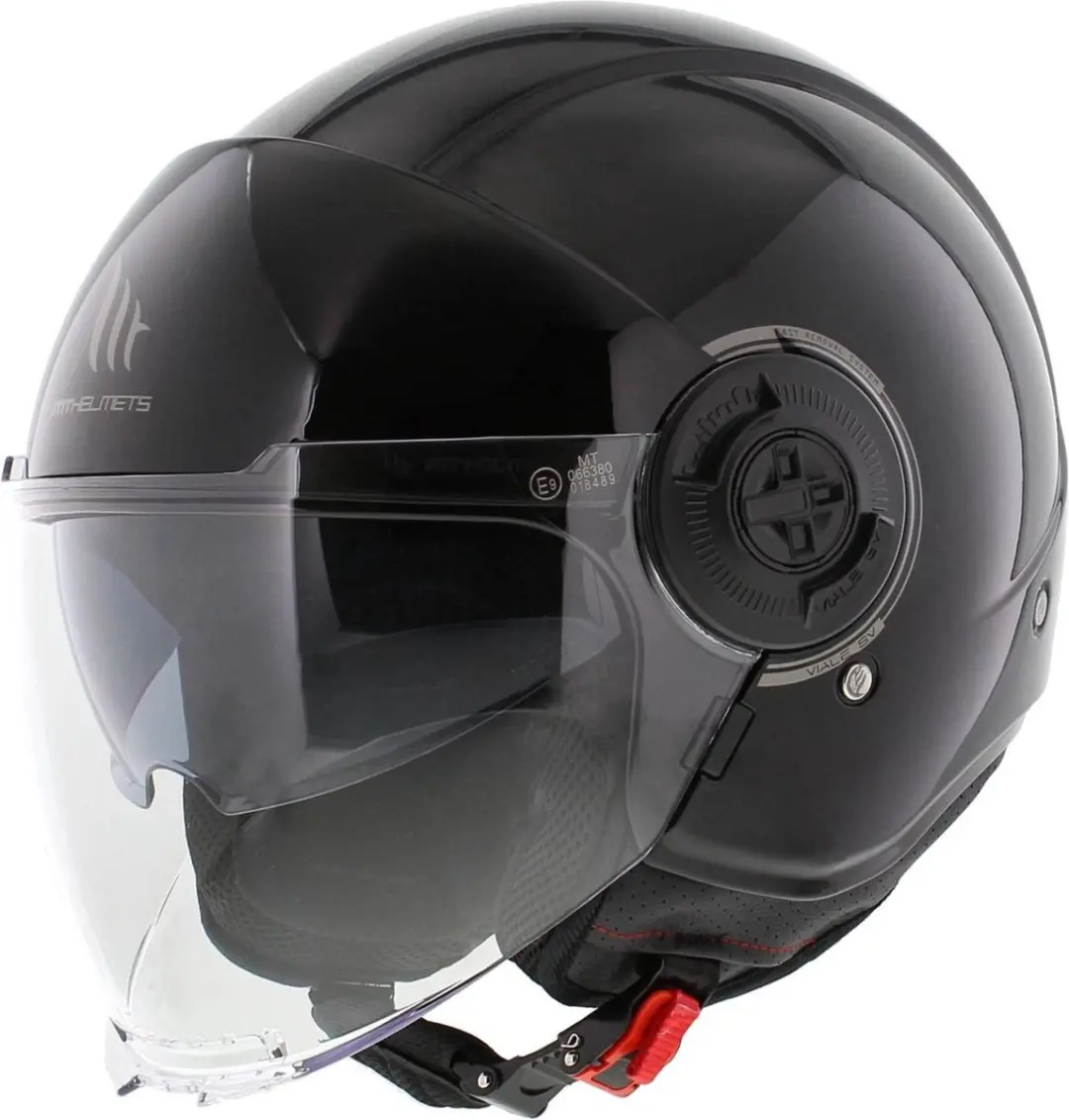 MT Jethelm Viale S helm glans zwart S