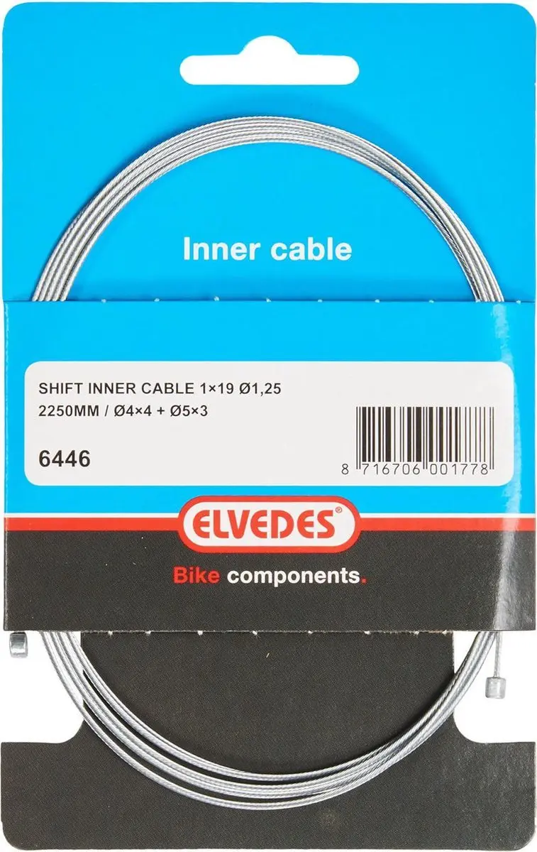 Elvedes Derailleurkabel 2m Huret Simplex - Zilvergrijs