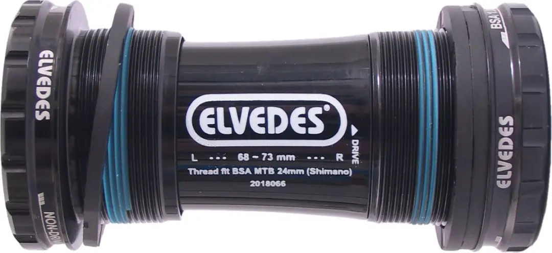 Elvedes Bottom Bracket Shimano 68-73mm - Zwart