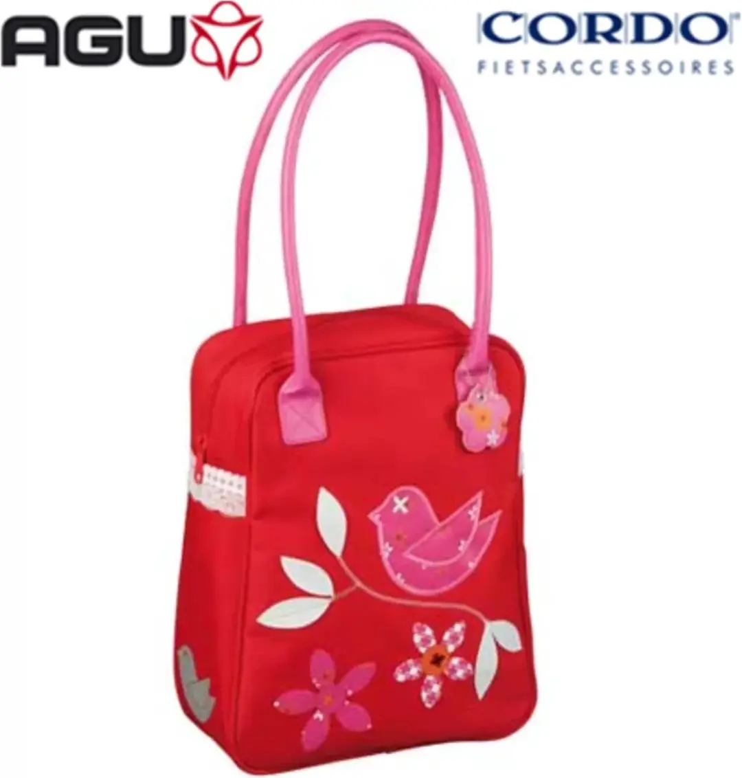 Agu Fietstas Bikestar Birds Shopper Rood