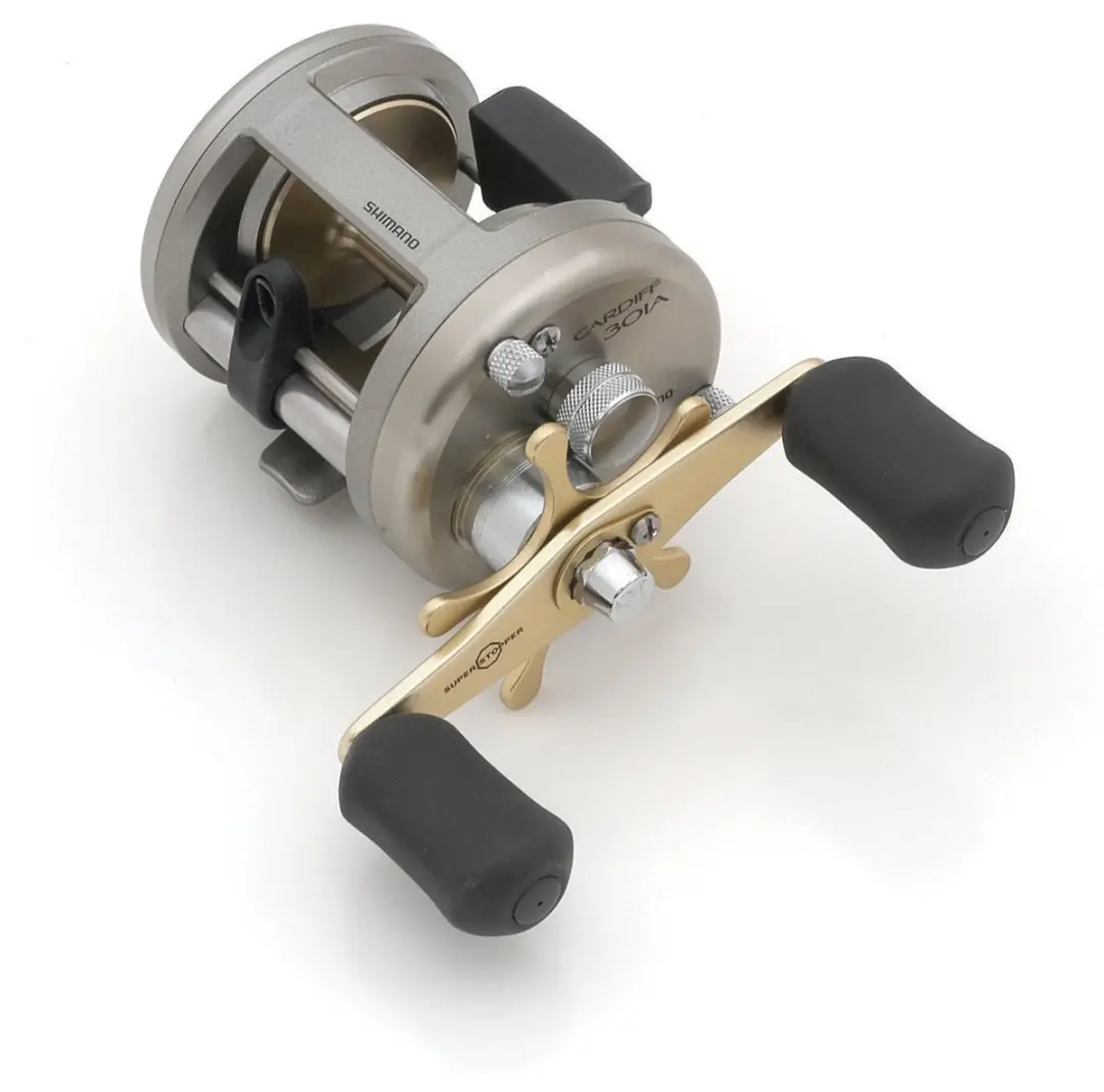 Shimano Cardiff 301A Baitcasting Reel - Linkshandig - 5 Lager