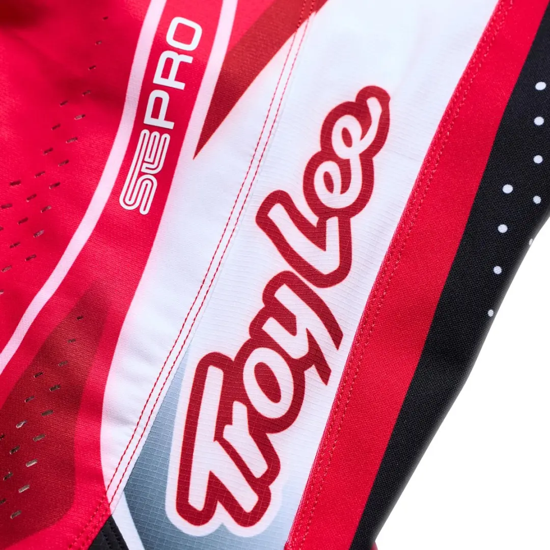 Troy Lee Designs SE Pro Salvo Jeugd Motocrossbroek 22 - Rood/wit