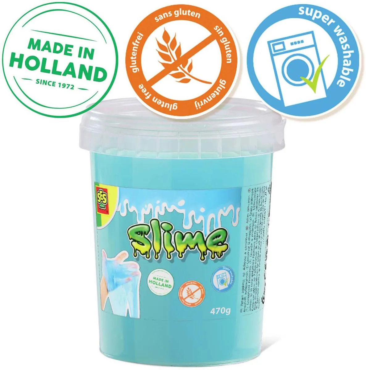 SES Creative Slijm Blauw Glitter 470g
