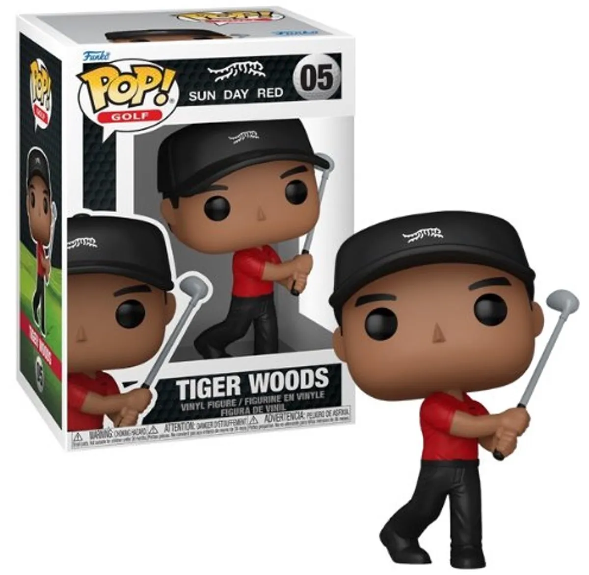 Funko Pop! Golf Sun Day Red Tiger Woods #05 - Multicolor