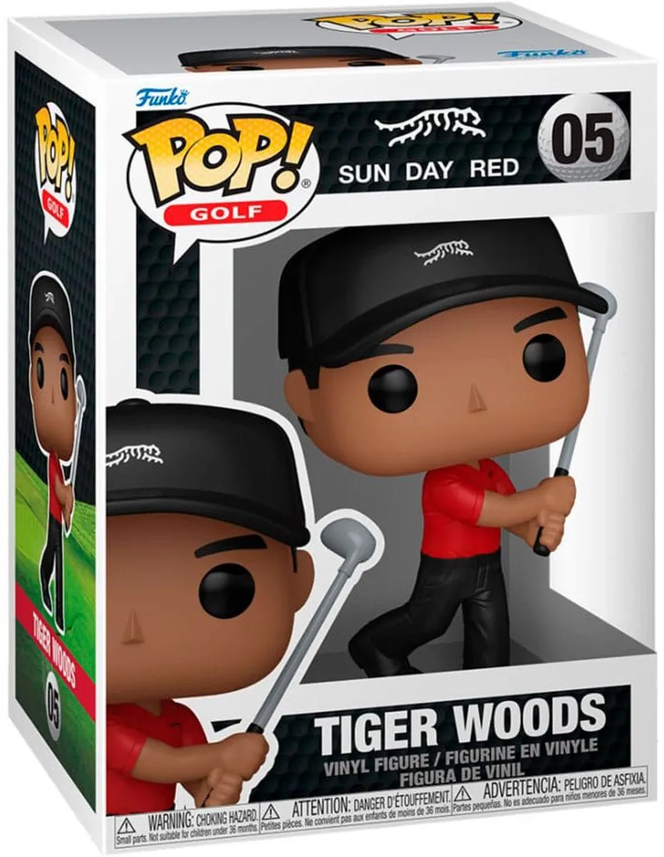 Funko Pop! Golf Sun Day Red Tiger Woods #05 - Multicolor