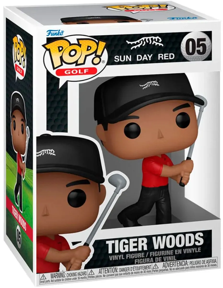 Funko Pop! Golf Sun Day Red Tiger Woods #05 - Multicolor