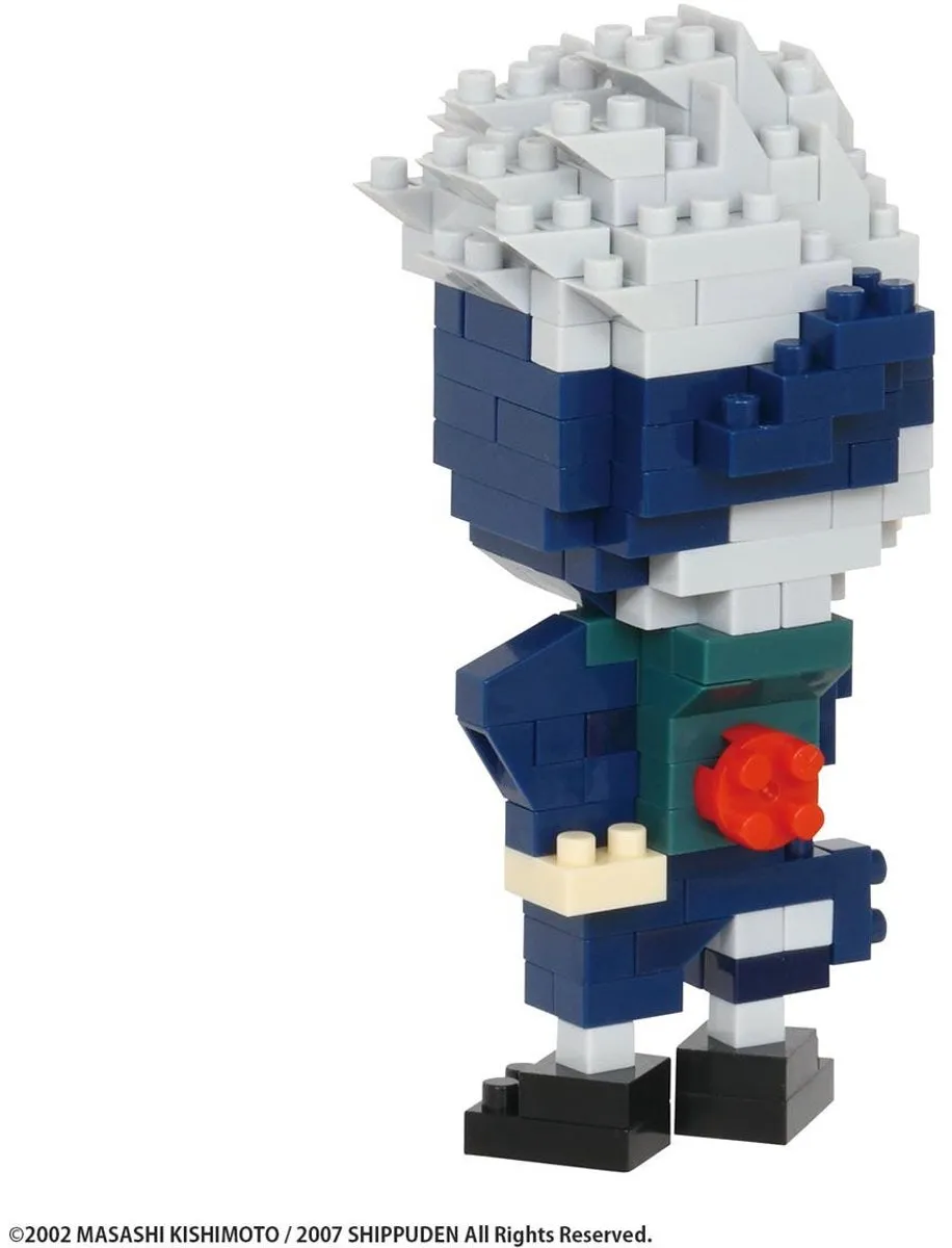 Bandai Namco Kakashi Hatake Nanoblock Character Collection - 180 Stuks - Meerkleurig