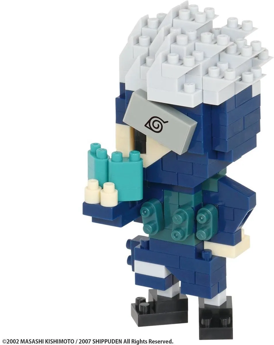 Bandai Namco Kakashi Hatake Nanoblock Character Collection - 180 Stuks - Meerkleurig - afbeelding 6 van 6