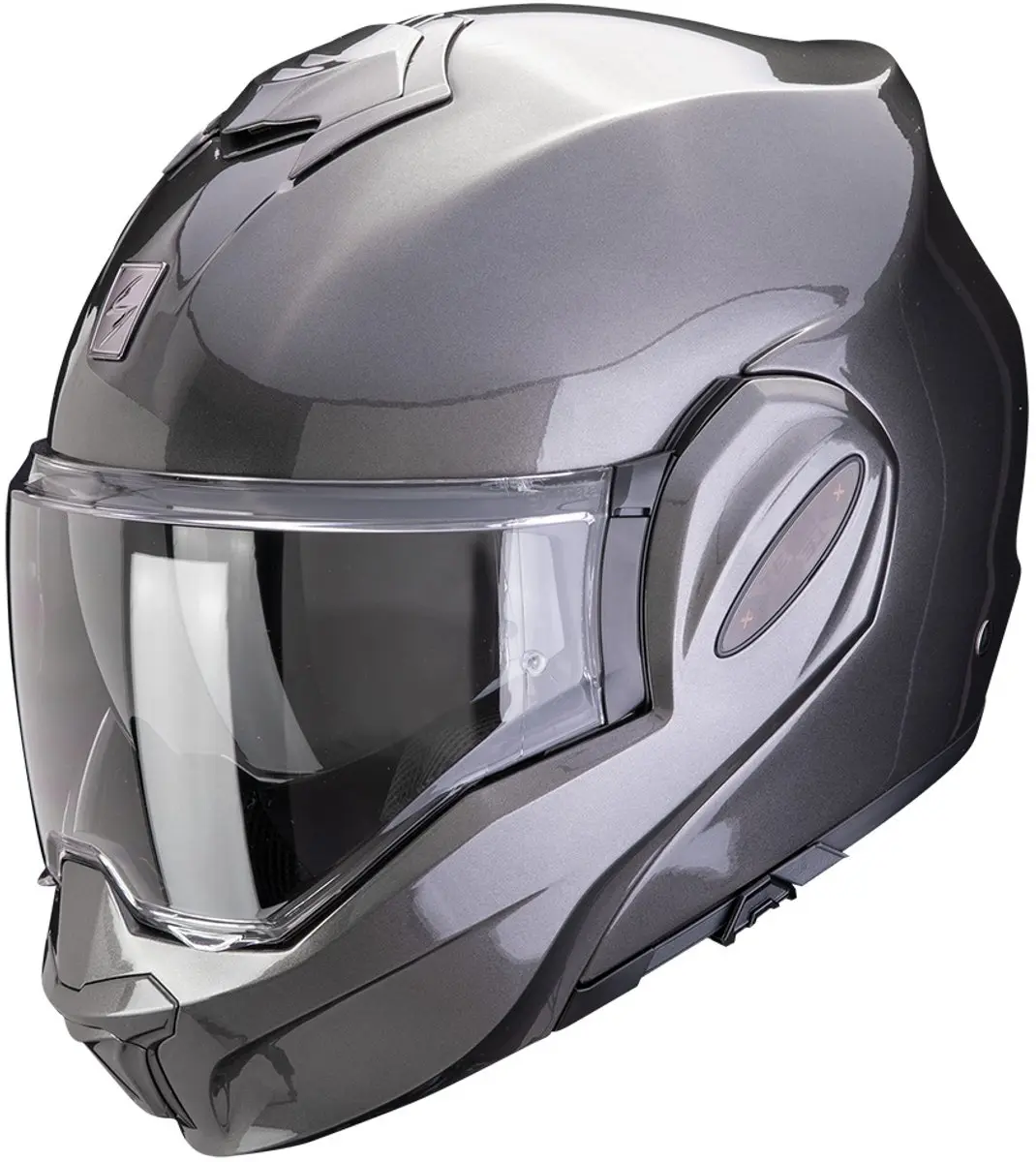 Scorpion Exo-Tech Evo Pro Solid Metallic Grey Systeemhelm