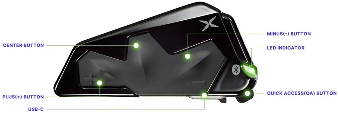 Scorpion Link-1C Bluetooth Communicatiesysteem - 2 Personen