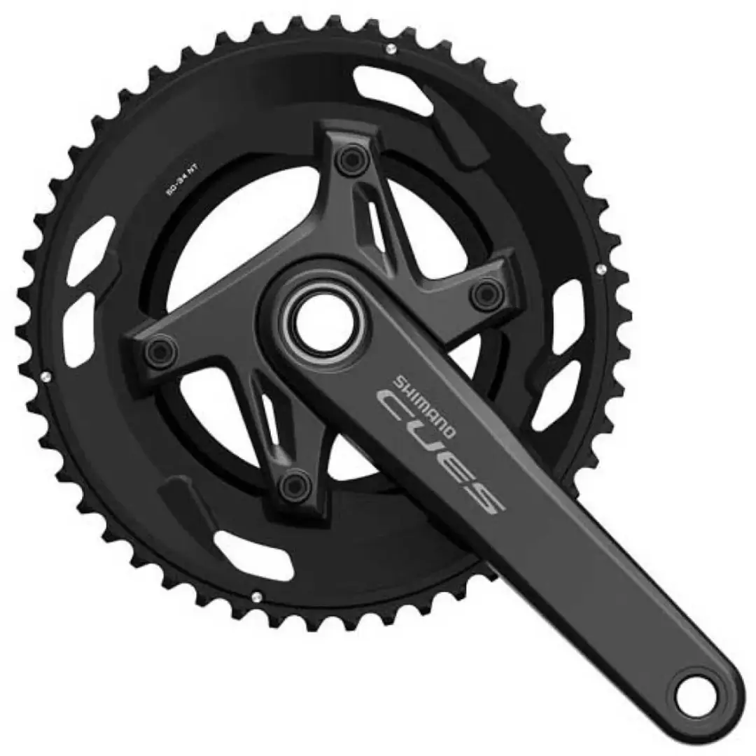 Shimano Cues FC-U6030-2 Crankstel 9/10s - 172.5mm - Zilver