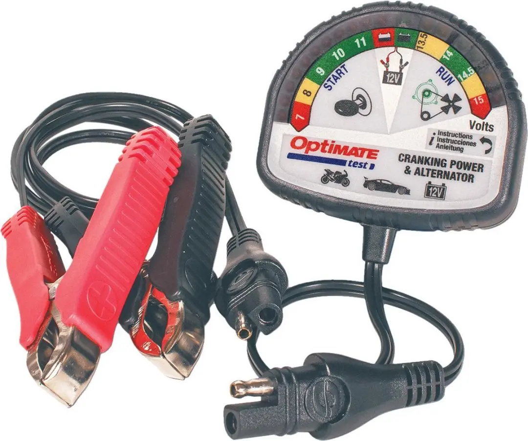 Optimate TEST TS120 Accu- en Laadsysteemtester - 12V - o.a. AGM/GEL/LiFePO4