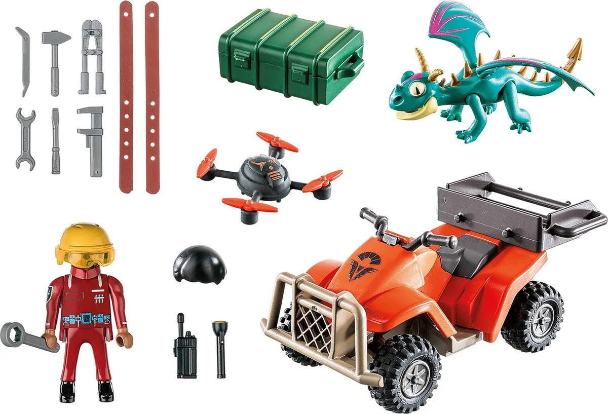 Playmobil Dragons: The Nine Realms Icaris Quad & Phil 71085 - Multicolor - afbeelding 6 van 6