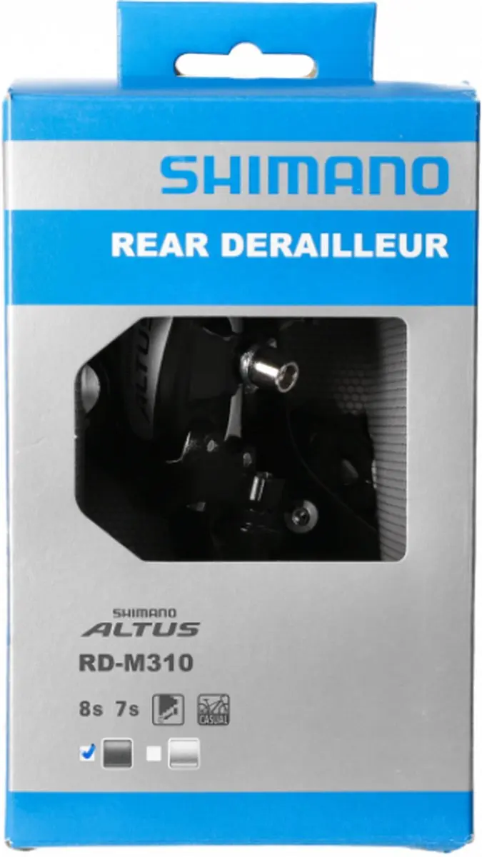 Shimano Achterderailleur RD-M310 7/8-Speed - Zwart
