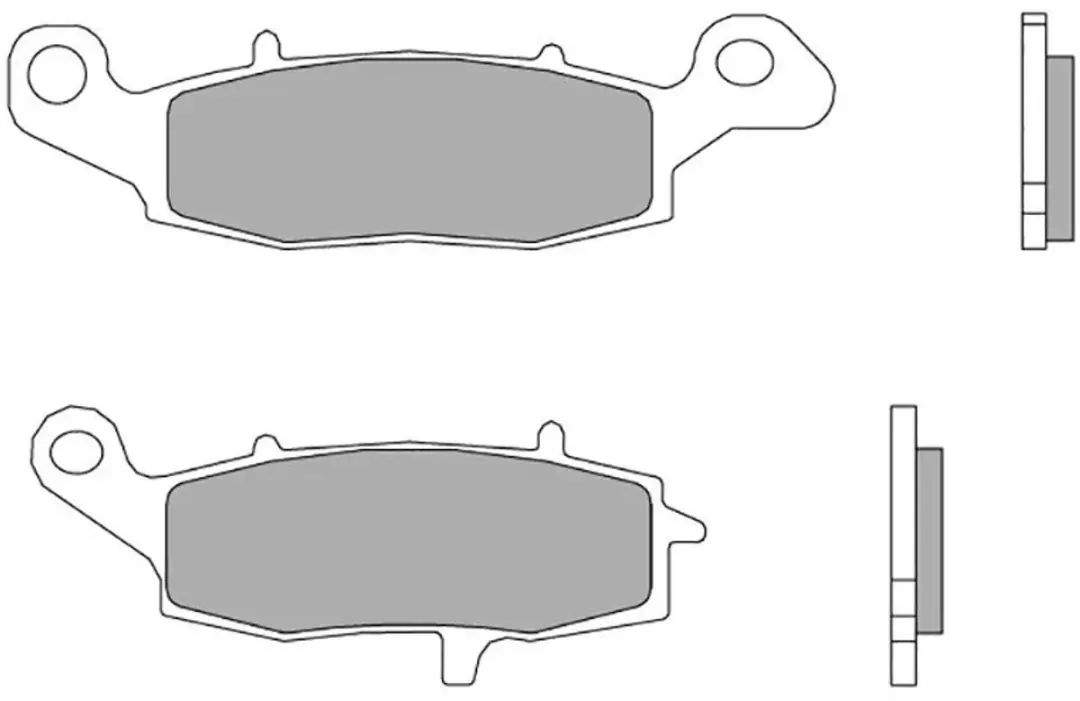 Brembo 07KA1907 Organische Remblokken