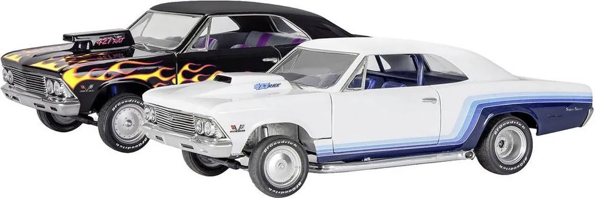Revell 14520 1966 Malibu SS Modelbouwpakket Auto 1:24 - Multi