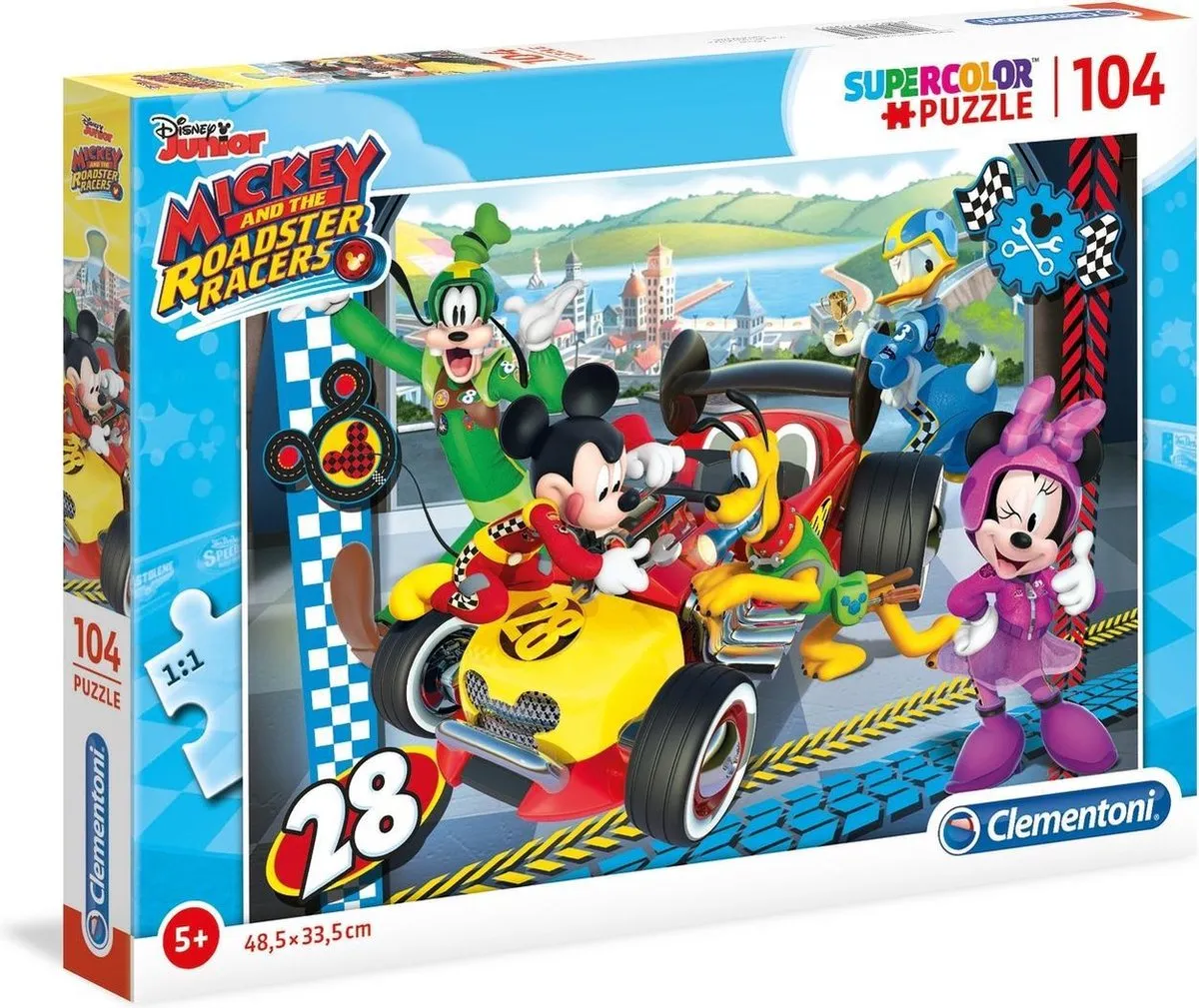 Clementoni Disney Mickey Mouse Junior Legpuzzel 104 Stuks