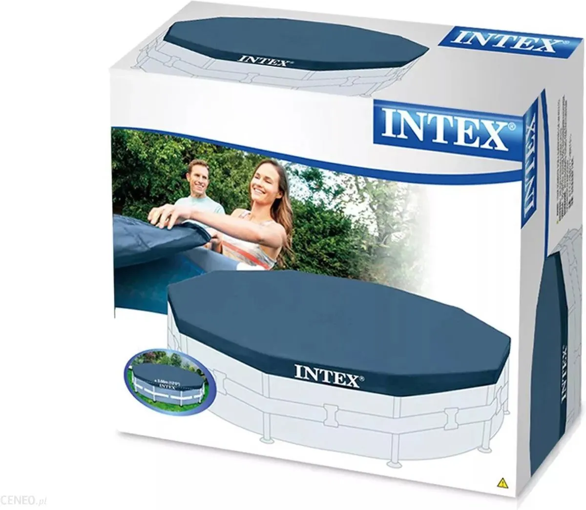 Intex Zwembadafdekzeil 305cm - Blauw - afbeelding 3 van 3