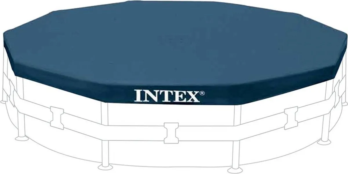 Intex Zwembadafdekzeil 305cm - Blauw - afbeelding 2 van 3