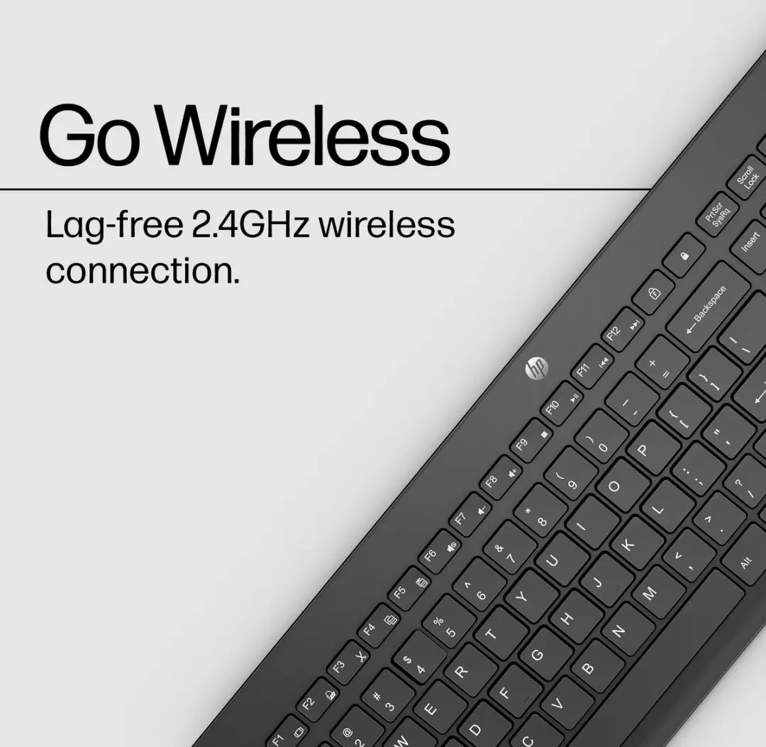 HP 230 Draadloos Toetsenbord AZERTY BE - Zwart