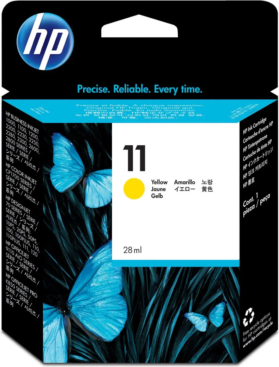HP - C4838A - 11 - Inktcartridge geel