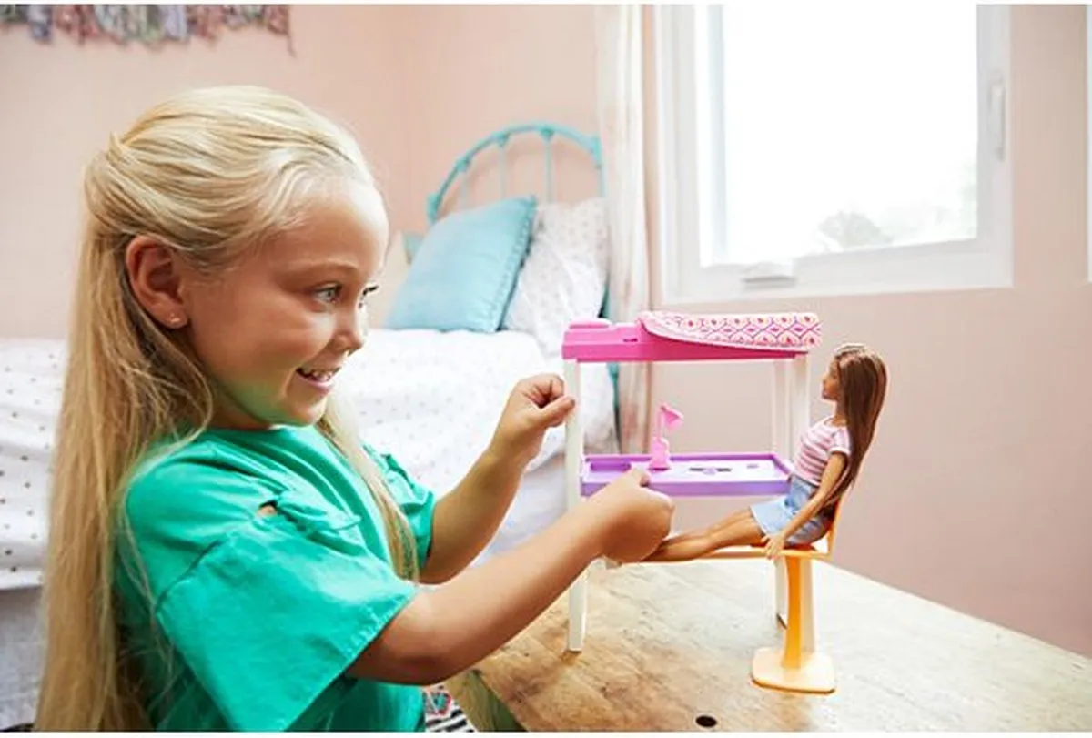 Barbie Loft Bed FXG52 - Multicolor
