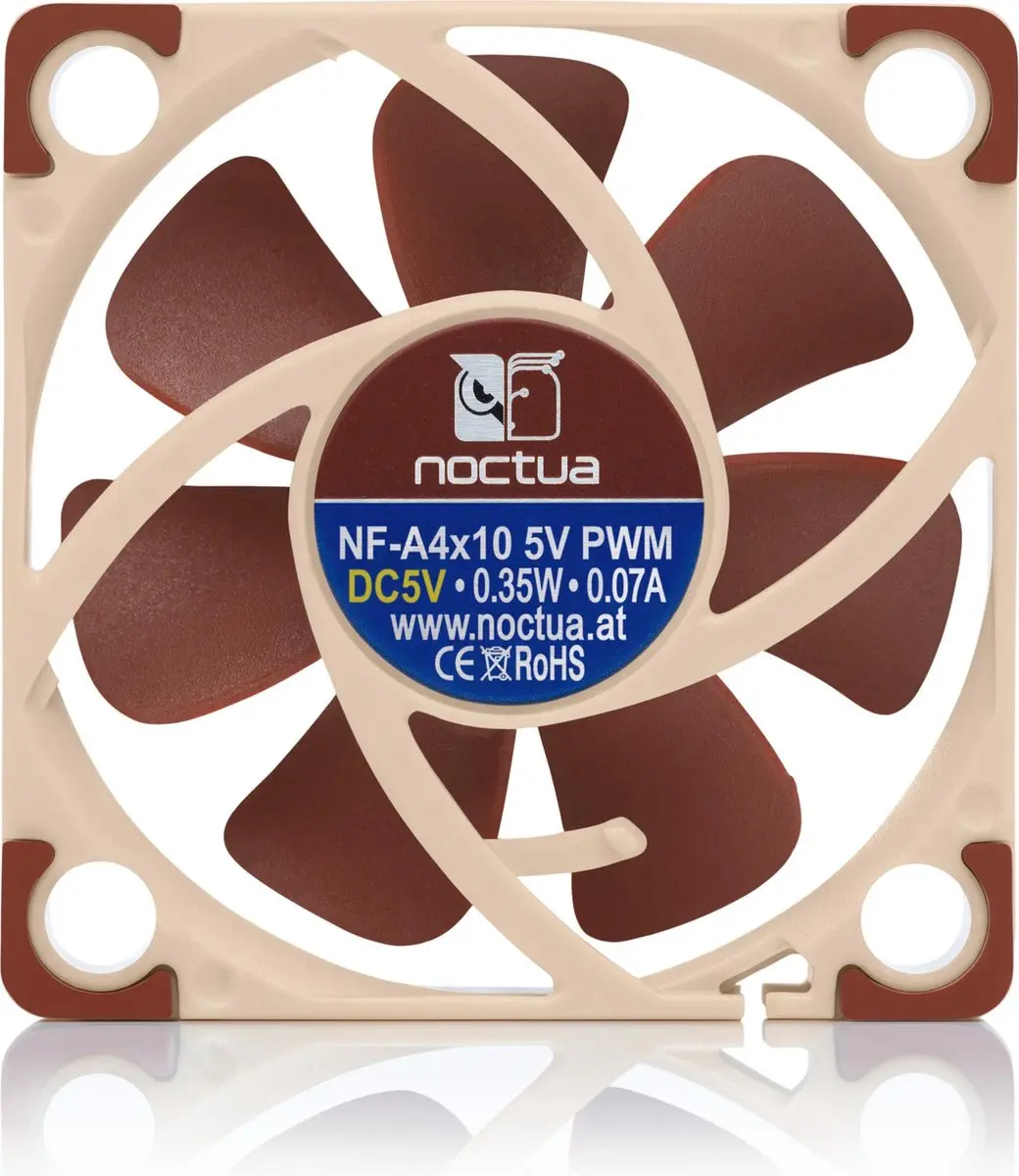 Noctua NF-A4X10 5V PWM Ventilator - Bruin - afbeelding 5 van 6