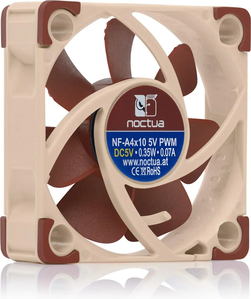 Noctua NF-A4X10 5V PWM Ventilator - Bruin - afbeelding 3 van 6