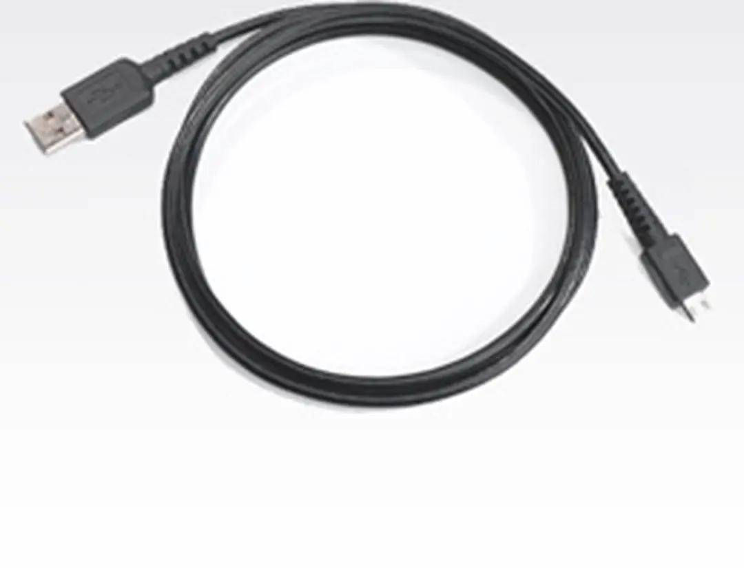 Zebra USB 2.0 A Male naar Micro Male Kabel - Zwart - afbeelding 2 van 2