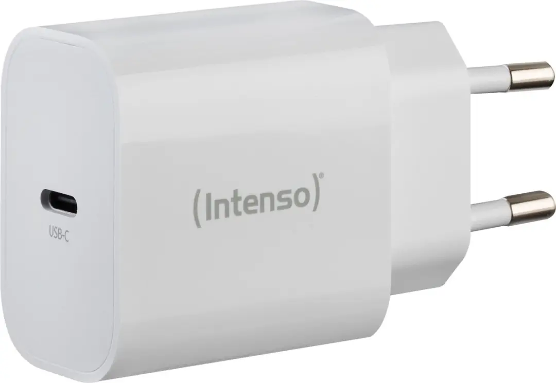 Intenso W20C 20W USB-C Lichtnetadapter - Wit