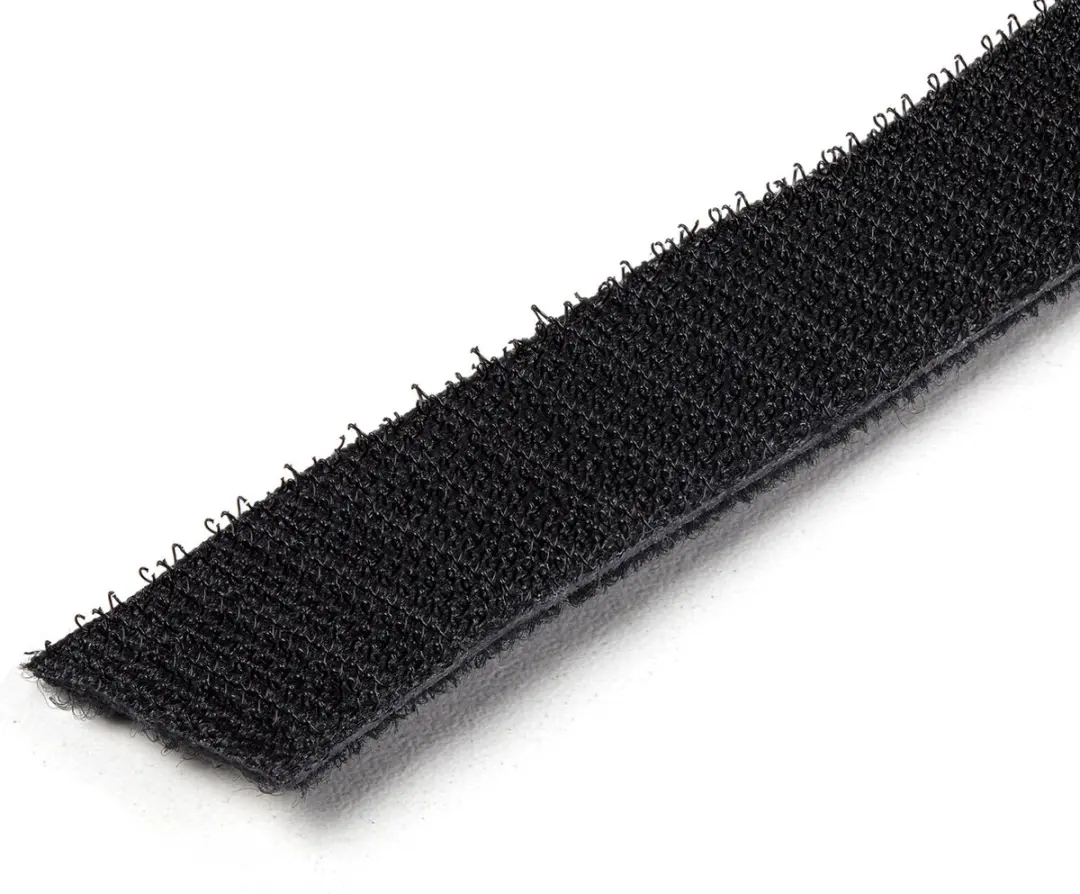Startech Klittenband Kabelbinder 7,5m Rol - Zwart