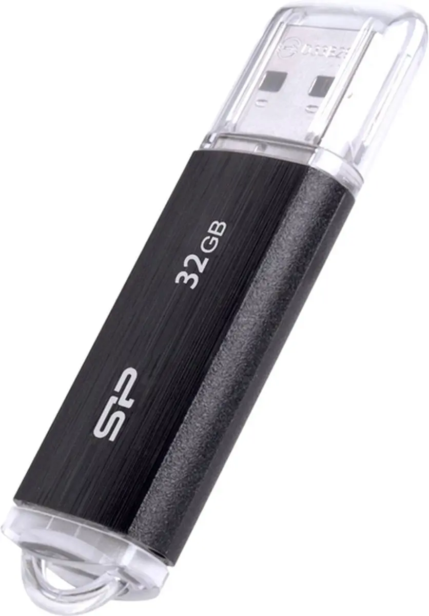 Silicon Power SP032GBUF2U02V1K USB Stick 32GB - Zwart