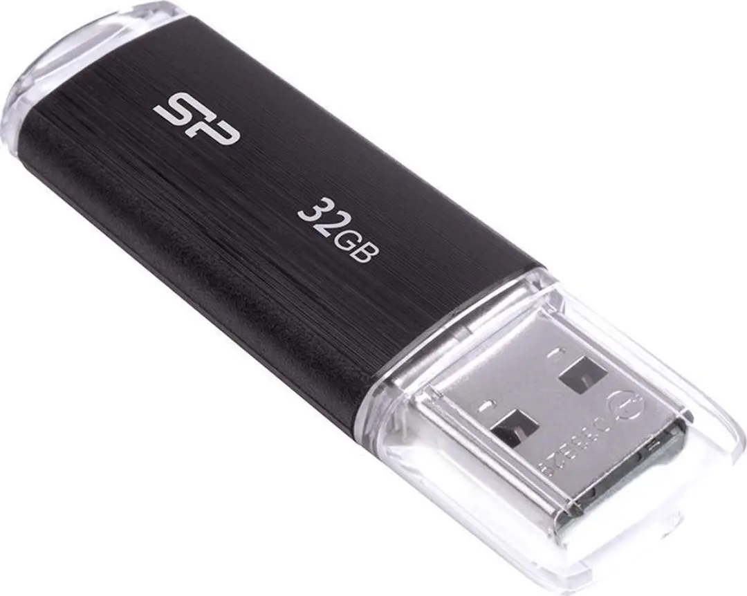 Silicon Power SP032GBUF2U02V1K USB Stick 32GB - Zwart - afbeelding 6 van 6