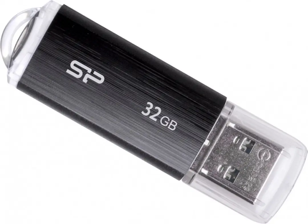 Silicon Power SP032GBUF2U02V1K USB Stick 32GB - Zwart