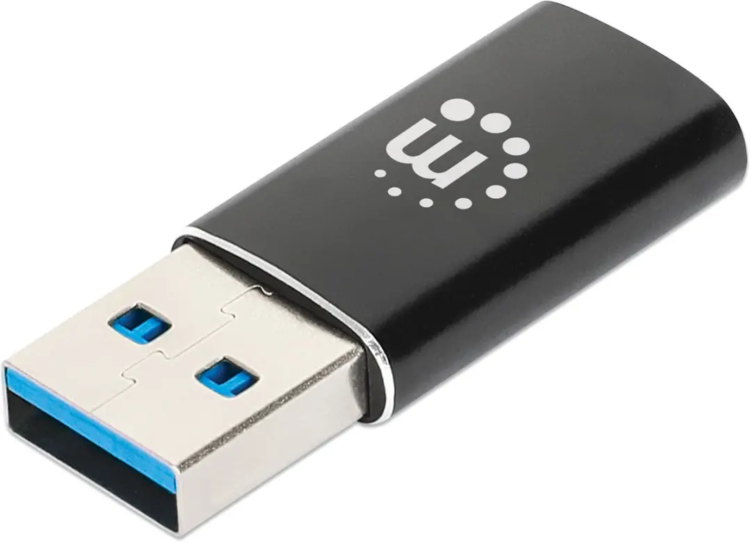 Manhattan USB 3.2 Gen 2 Adapter 153980 - Zwart