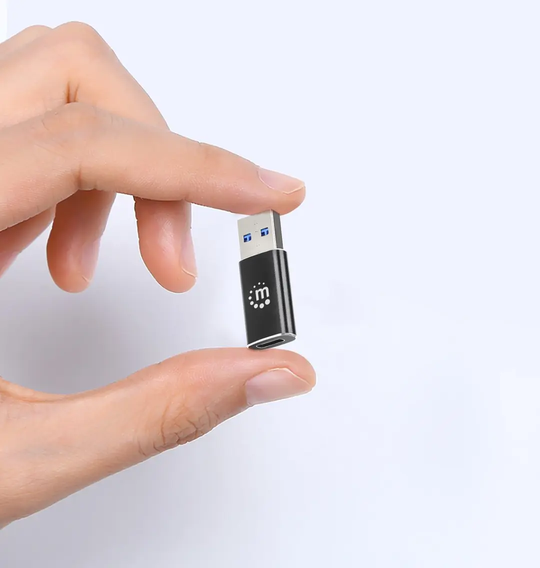 Manhattan USB 3.2 Gen 2 Adapter 153980 - Zwart