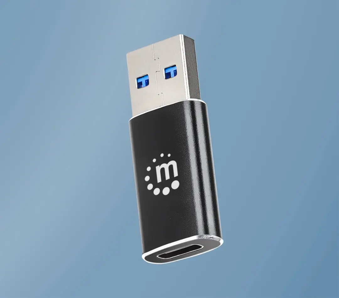 Manhattan USB 3.2 Gen 2 Adapter 153980 - Zwart