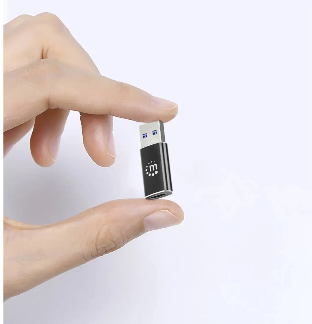 Manhattan USB 3.2 Gen 2 Adapter 153980 - Zwart - afbeelding 6 van 6
