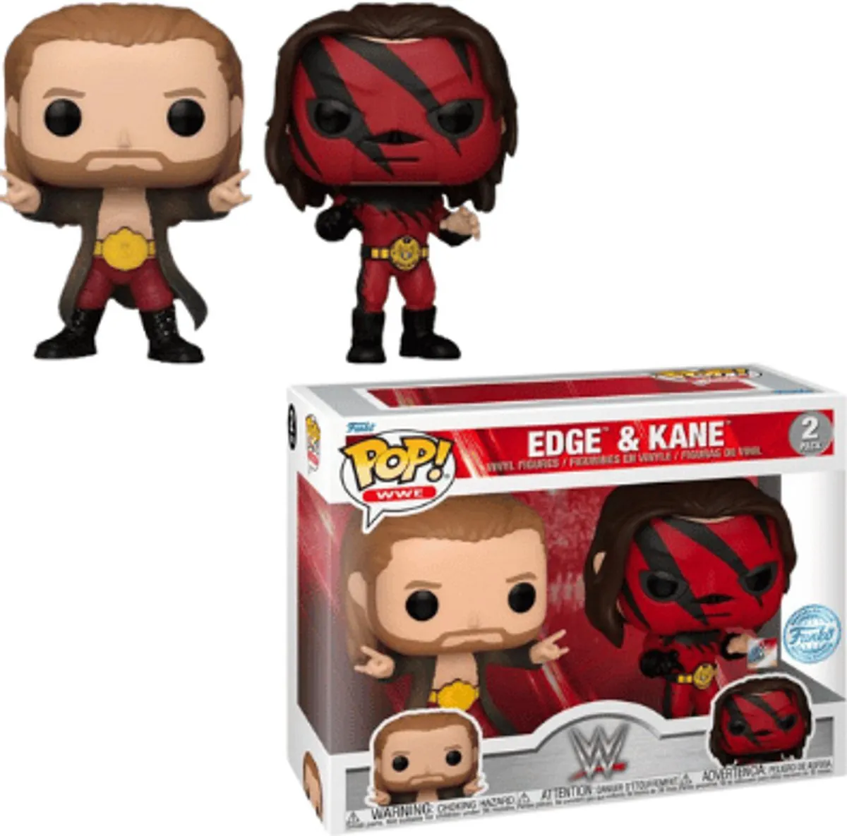 Funko Pop! WWE Edge & Kane 2-Pack