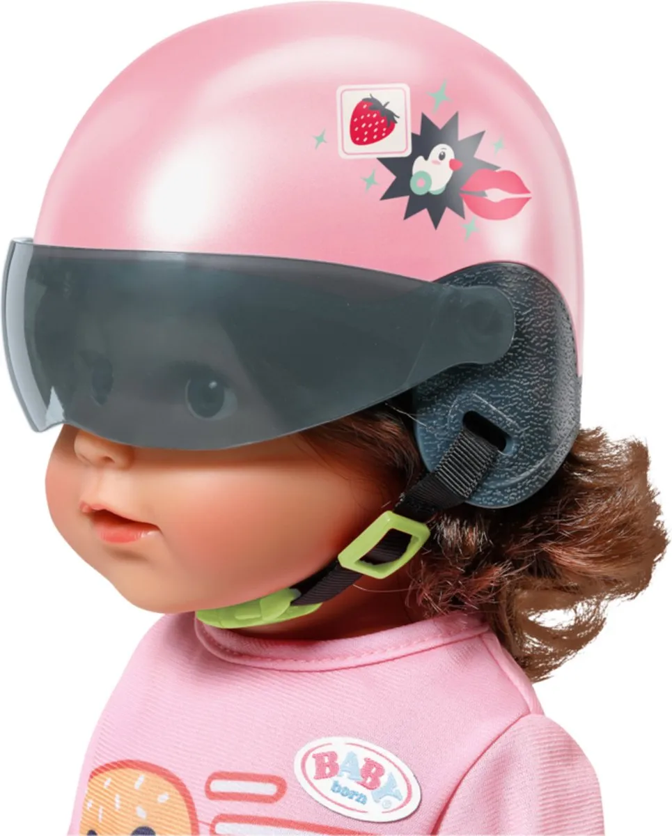 Baby Born E-scooterhelm - Babypop 43-46cm Multikleur - afbeelding 6 van 6