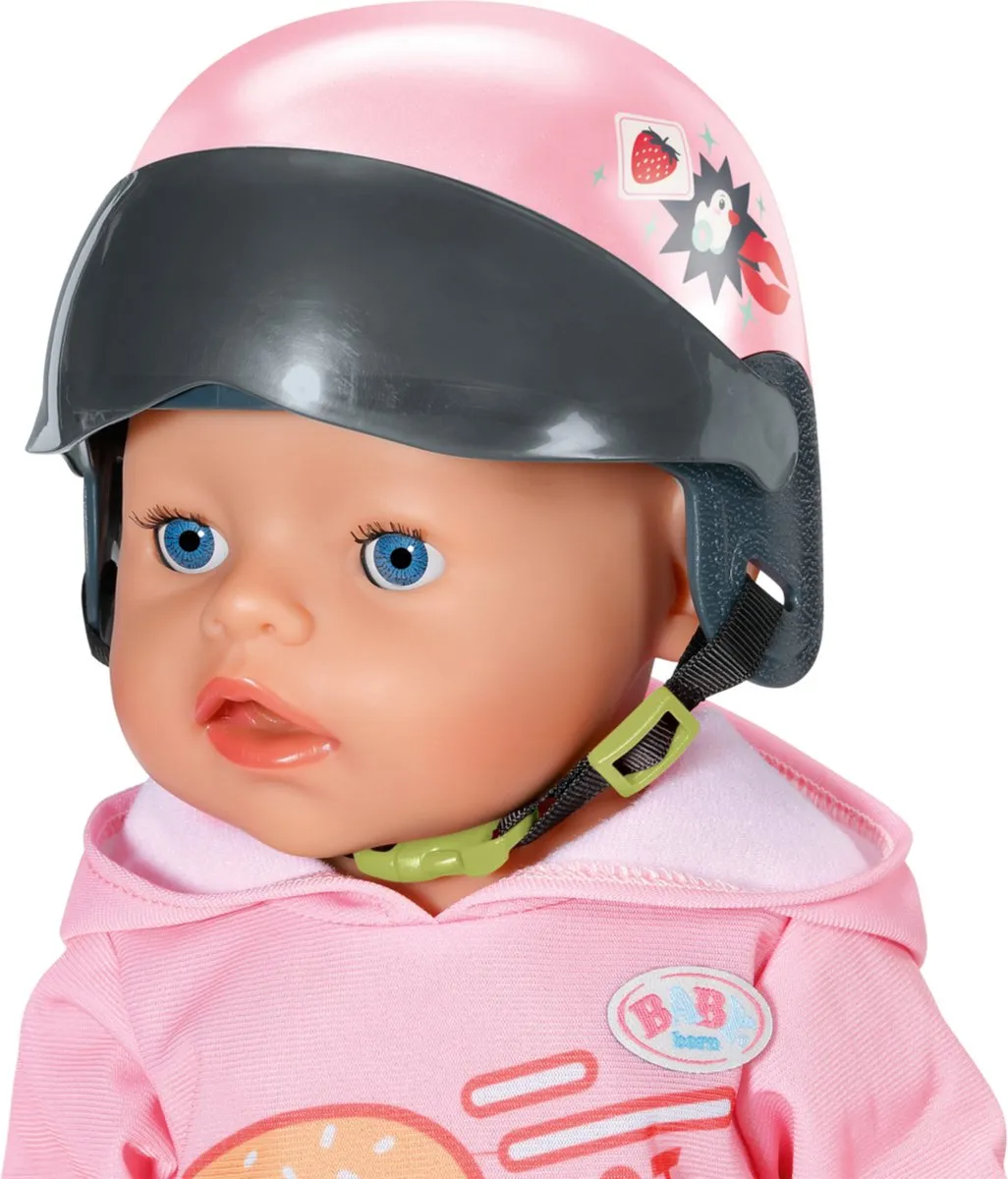 Baby Born E-scooterhelm - Babypop 43-46cm Multikleur
