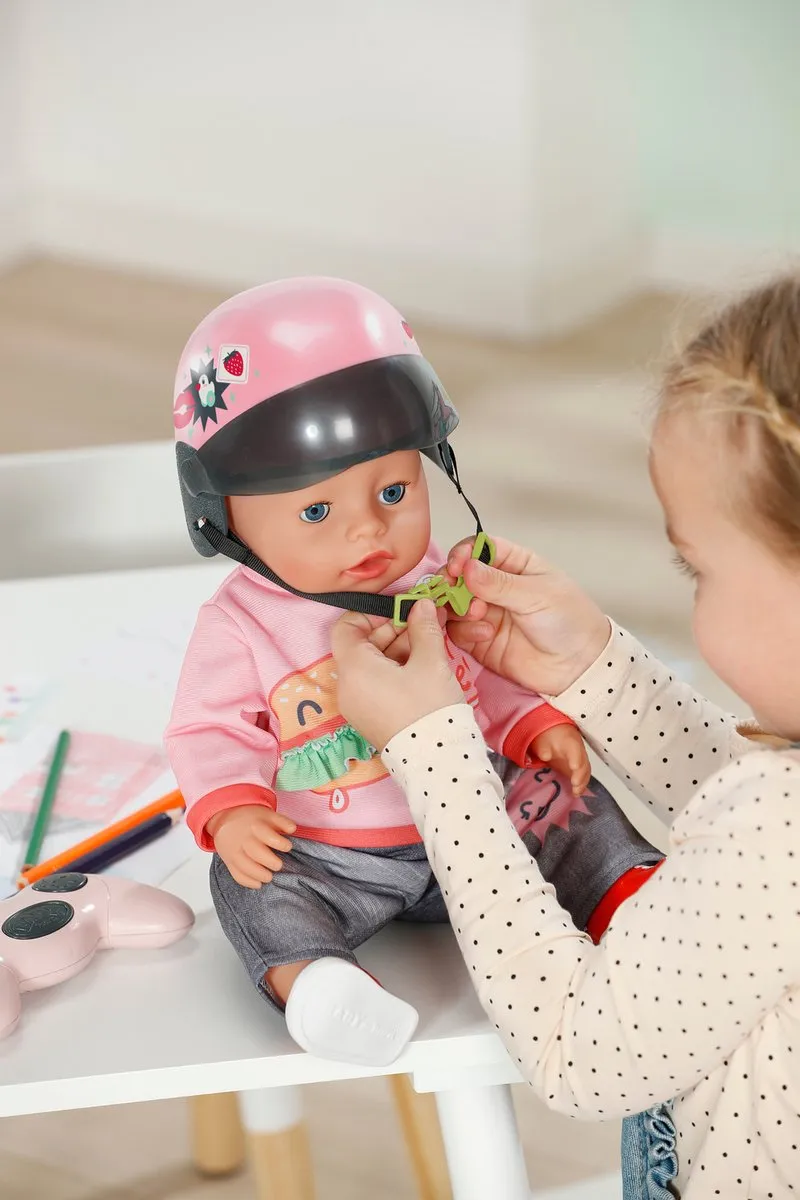 Baby Born E-scooterhelm - Babypop 43-46cm Multikleur
